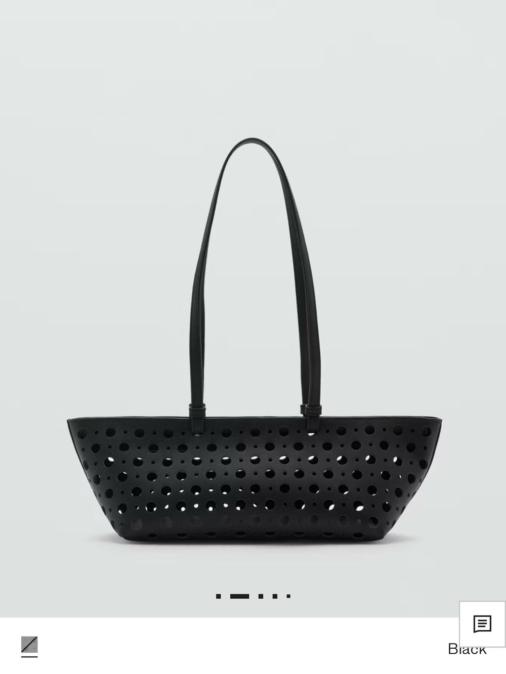 MANGO DIE-CUT SHOULDER BAG - NWT!
